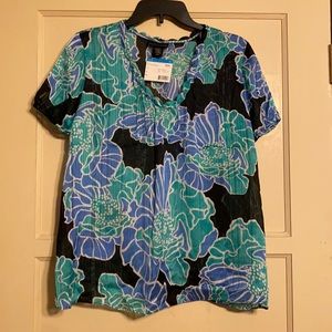 apostrophe women’s silky blouse